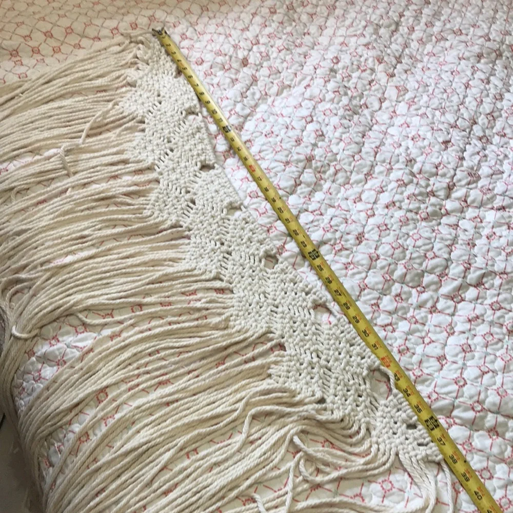 Macramé or crochet fringe Festival skirt or belt